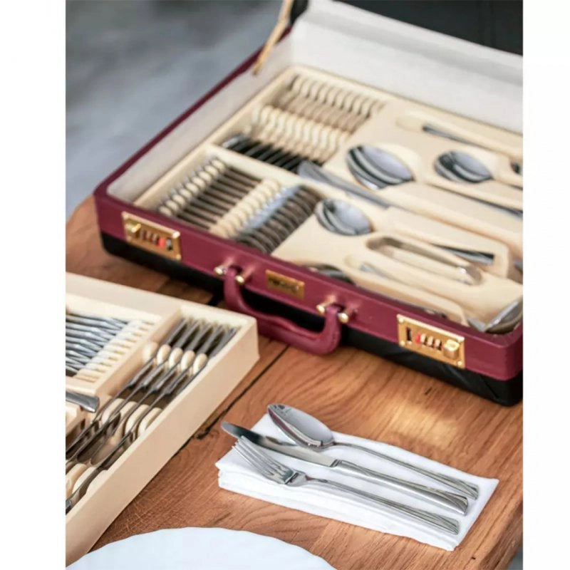 Set di posate in acciaio inossidabile di alta qualità Kinghoff KH-3515 da 72 pezzi
