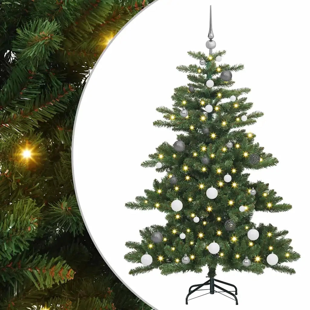 Albero di Natale Artificiale con Rami Pieghevoli Verde 150 cm 3397652