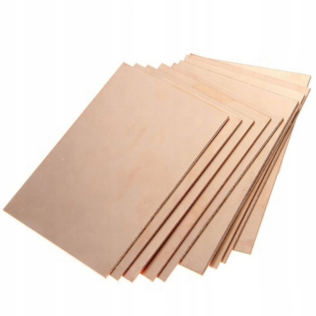 Laminato Universale FR4 50x60cm 2mm – Rame su Entrambi i Lati | PCB Doppia Faccia | Progettazione Circuiti Stampati
