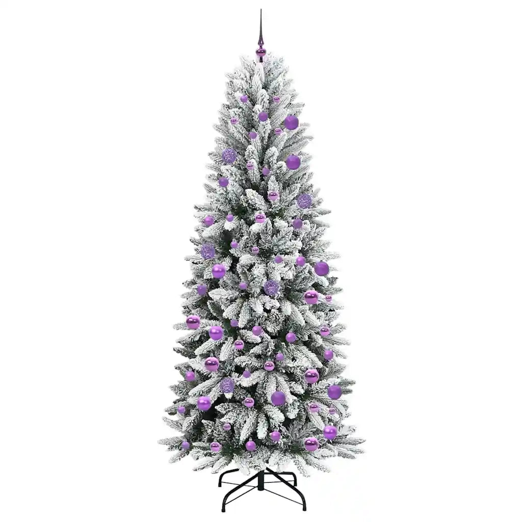 Albero di Natale | Decorazioni natalizie artificiale con 300 LED Bianco 210 cm
