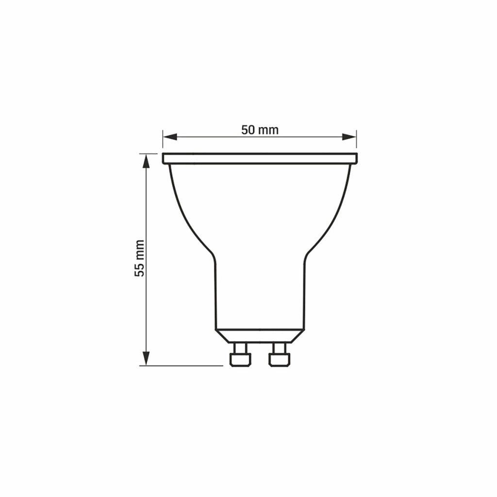 Lampadina LED MR16 GU10 5W 420lm 4000K neutra Videx