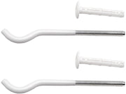Coppia mensole verniciate bianche 12