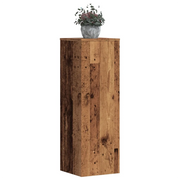 vidaXL Supporti per Piante 2 pz Legno Vecchio 33x33x100 cm Multistrato