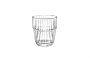 Set 36 Pezzi Bicchieri da Tavola Impilabili in Vetro Rocks 30,5 cl