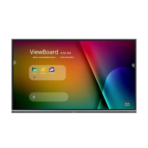 Viewsonic ifp7550-5f lavagna interattiva 190,5 cm (75") 3840 x 2160 pixel touch screen nero hdmi