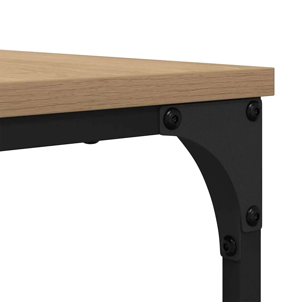 Tavolino da salotto 2 pcs Rovere artigianale Legno multistrato