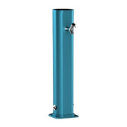 Fontana Con Lavapiedi Temporizzato In Alluminio Colore Blu Cv-A685/5012