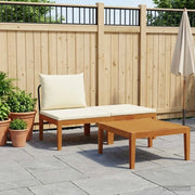 3 pcs Set da Giardino con Cuscini Naturale 42022078