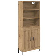 Credenza | Madia | Buffet da pranzo | Armadio da pranzo Rovere artigianale 69,5 x 32,5 x 180 cm