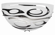 Plafoniera Candellux Edgar 11-09227 cromata vetro 30cm E27