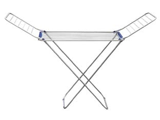 STENDIBIANCHERIA IN ALLUMINIO SCIROCCO MT.20  cm.185x55x120h.    XTRA