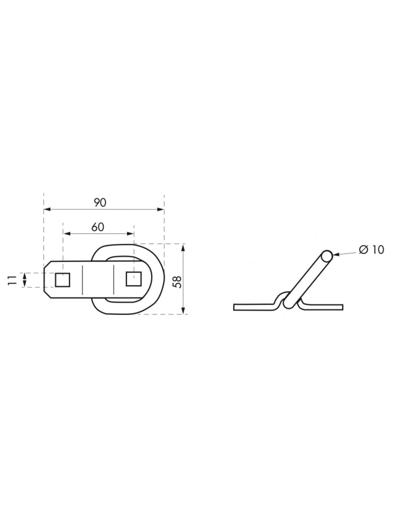 Set di 2 anelli di ancoraggio Ø 10 mm – THIRARD