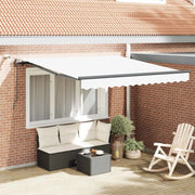 Tessuto per Tenda con Bianco 350 x 250 cm Poliestere 3330364