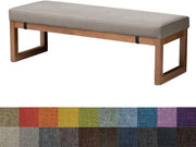 Cuscino per Sedia - Comodo e Stilistico - 1 pezzo - Grigio - 110x40x5 cm