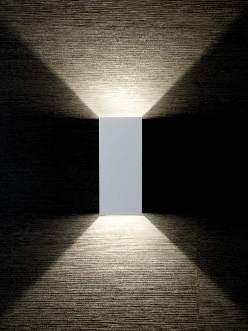 Applique da Esterno a LED 6W+6W 3000K Sovil Bianco