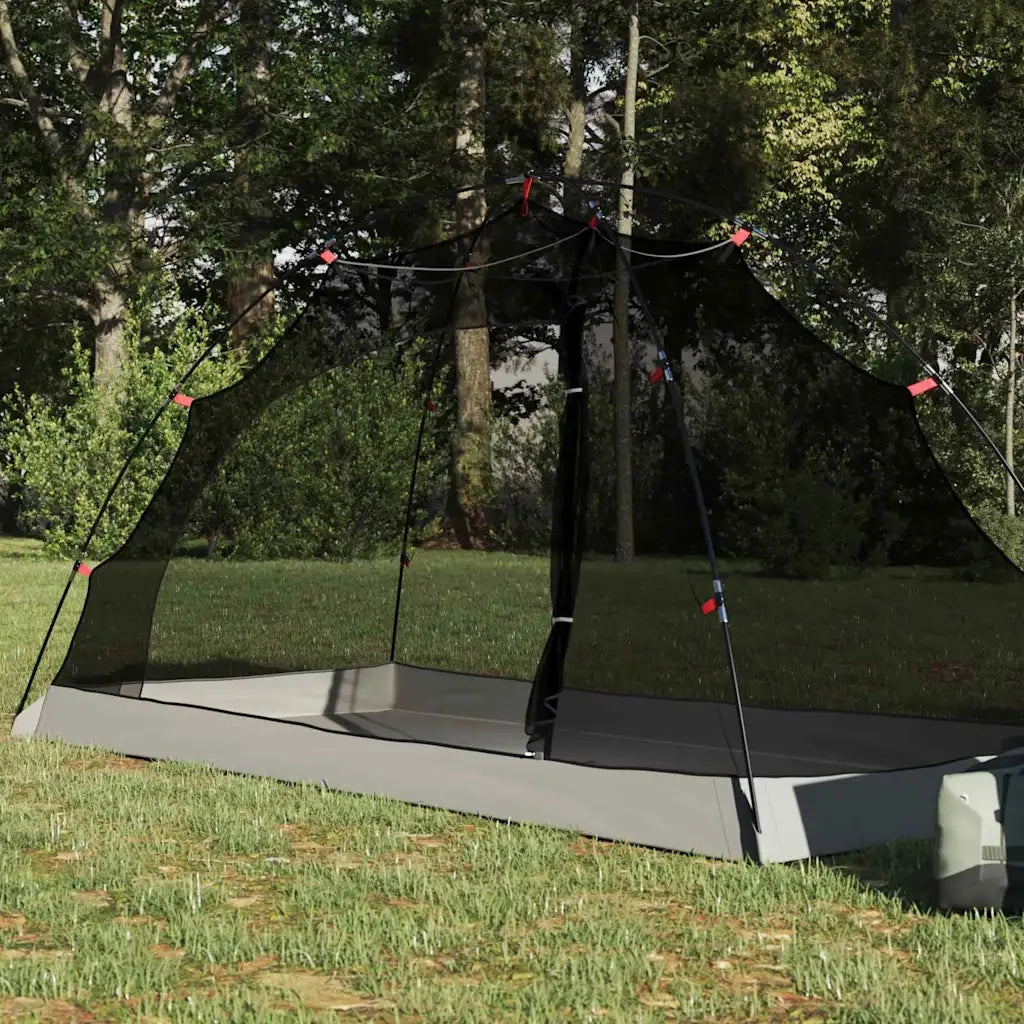 Tenda con tetto Grigio e Nero 236 x 108 x 120 cm 42001018