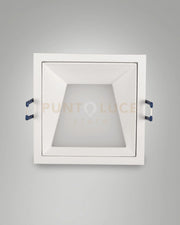 KRIS FARETTO INCASSO QUADRATO ASIMMETRICO BIANCO 3000K 930LM 8W DIMMERABILE