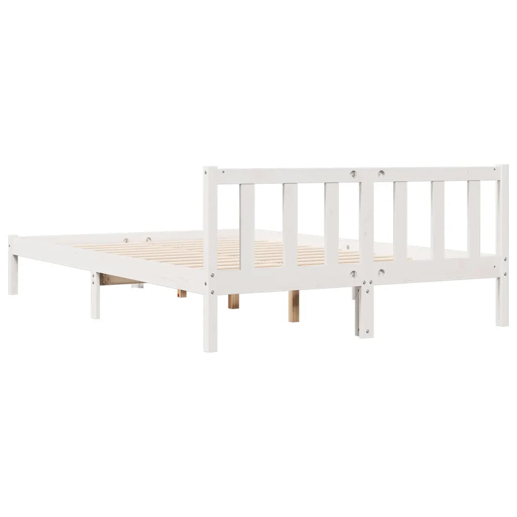 Letto Extra Lungo senza Materasso 160x210 cm in Legno di Pino