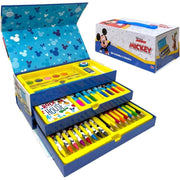 Trade Shop - Set Da Colorare Valigetta Con Colori Bambini Topolino Cassetti Kit Disegno Pittura 951731 -