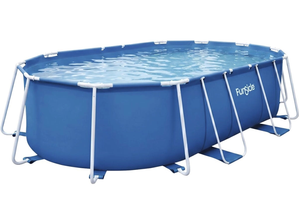 Piscina tubolare ovale "Tina" - 4,24 x 2,50 x 1 m