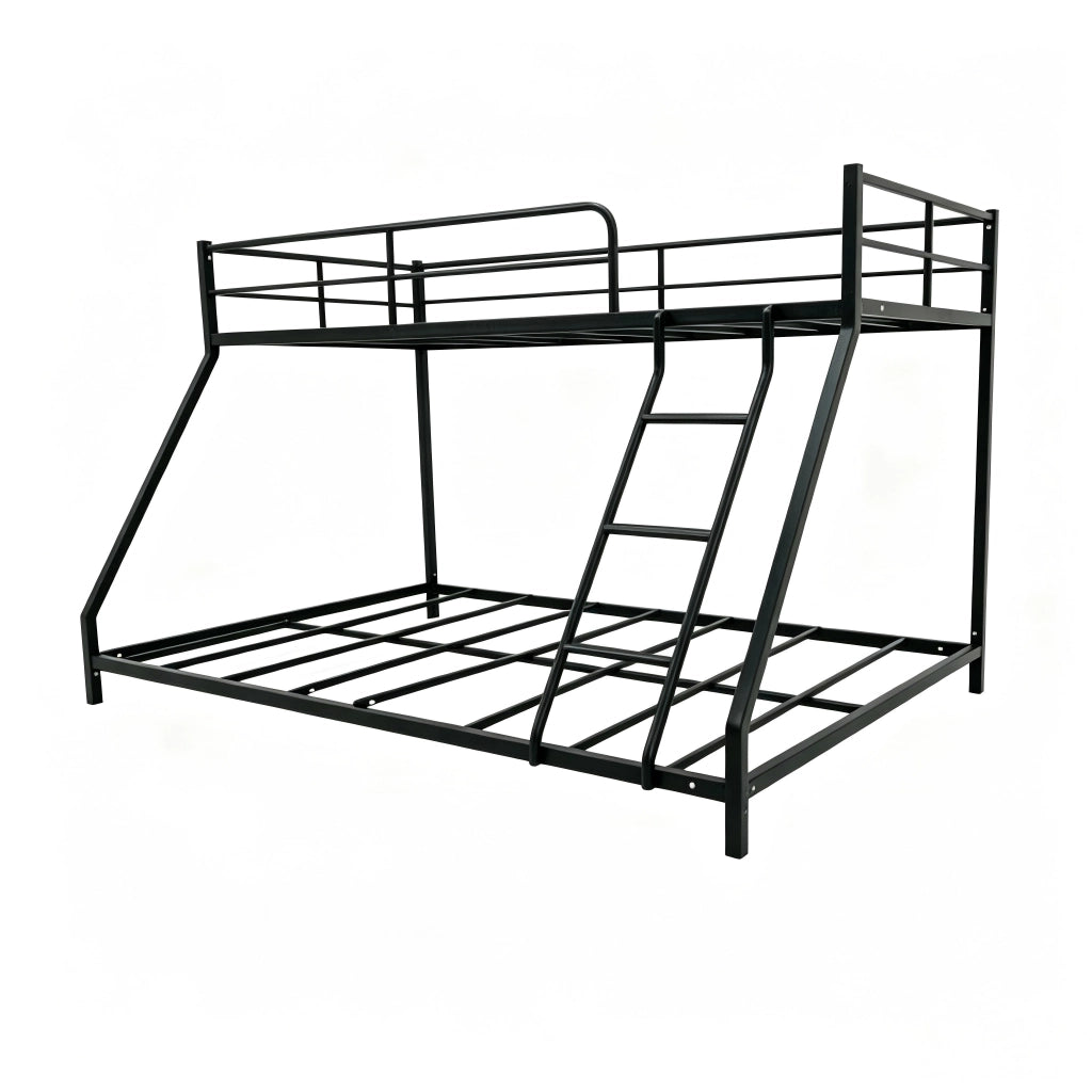 LETTO a castello 140x200 cm in metallo nero