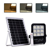 FARETTO LED SOLARE 100W CON CCT SWITCH 3 TEMPERATURE COLORE - ILLUMINAZIONE ESTERNA AD ENERGIA SOLARE IP65 BATTERIA 12H