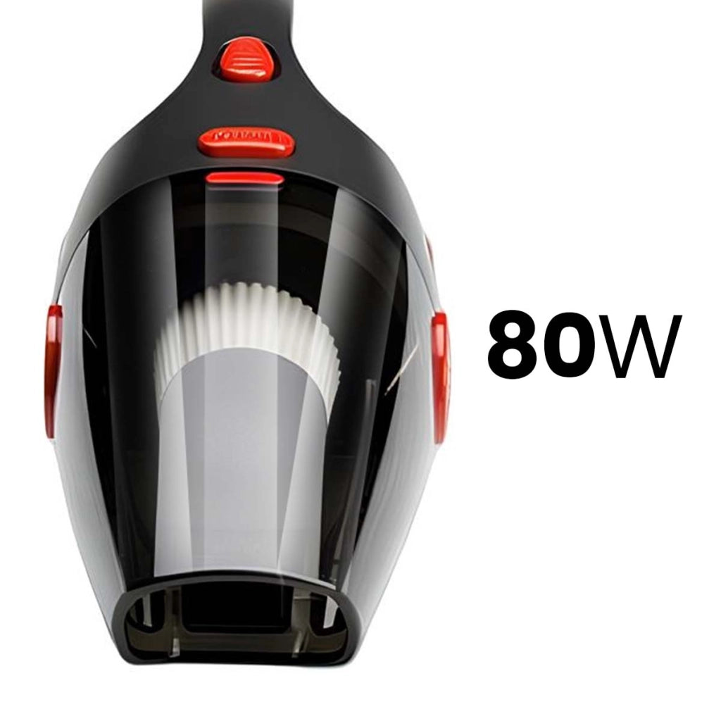 Aspirapolvere Portatile per Auto 80W DC12V Compatto e Potente Nero Avizar