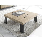 Tavolino con gambe in metallo, Collezione SHOW, colore rovere chiaro