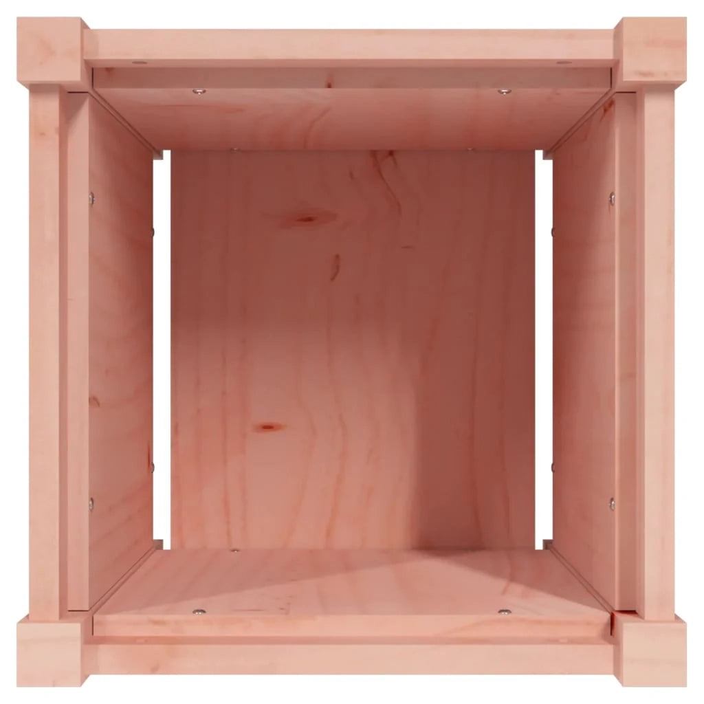 Vassoio per fioriera aiuola rialzata piante fiori terrazza giardino 40 x 40 x 40 cm legno massello marrone Douglas 02_0037559