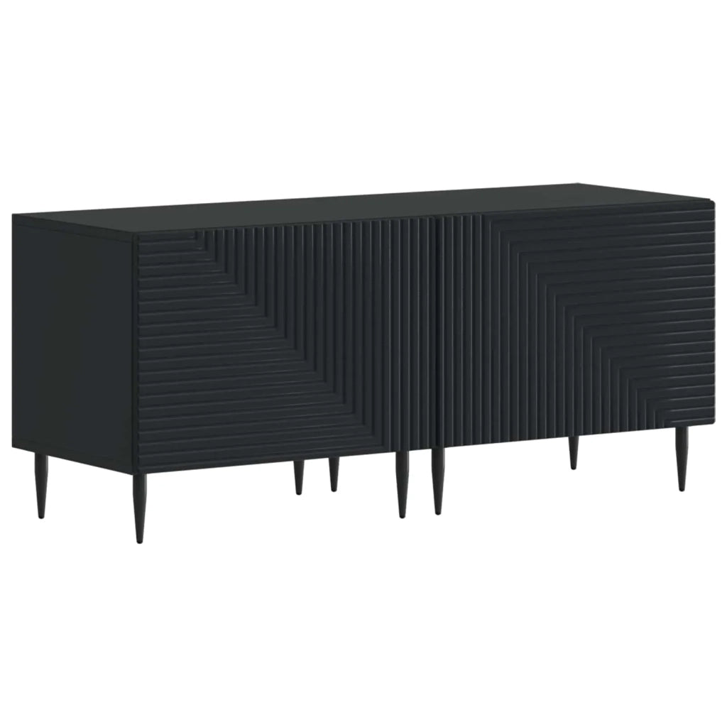 Mobile TV LED a 3 pezzi Nero Legno ingegnerizzato 3416675