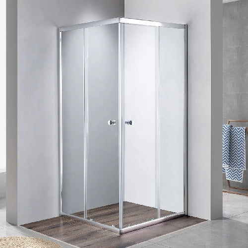Box doccia cristallo 2 lati Wonder 80x100 cm