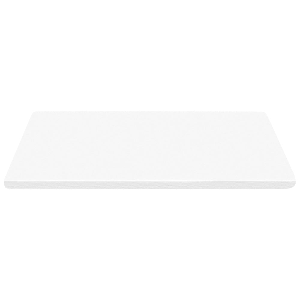 Coprimaterasso in schiuma bianco 180 x 200 cm comfort morbidezza