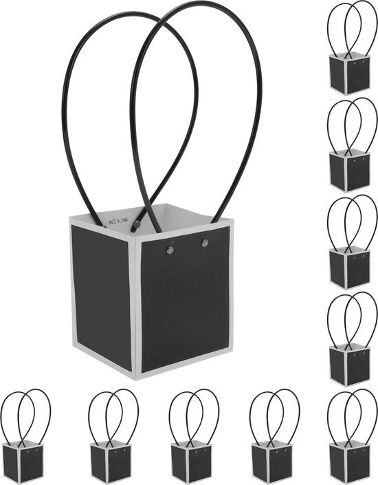 Set di corone in rame da 10 pezzi - Contenitore regalo con maniglia - Riciclabile - Sostenibile - Leggero - Ideale per compleanni - Sacchetti di regalo