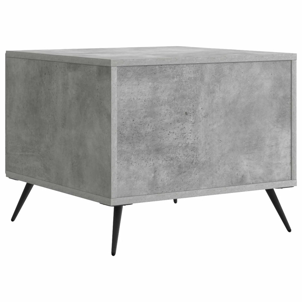 Tavolino da salotto con cassetto Grigio Cemento 49 x 50 x 40 cm 895658