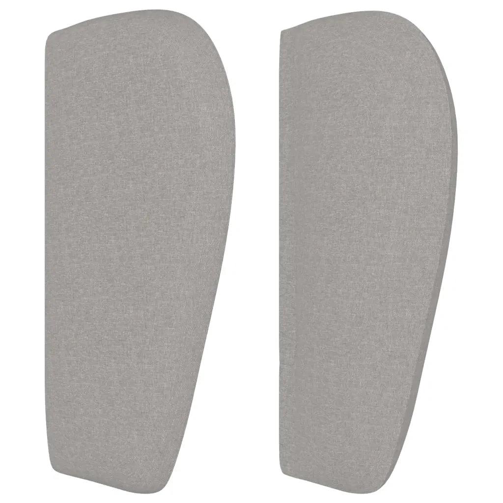 Testiera ad Orecchio Grigio Chiaro 103x23x78/88 cm in Tessuto 3116854