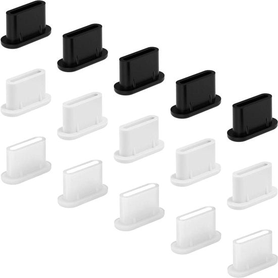 Set di 15 coperture per porta USB C per iPhone 15 Pro Max - protezione dalla polvere durante la ricarica