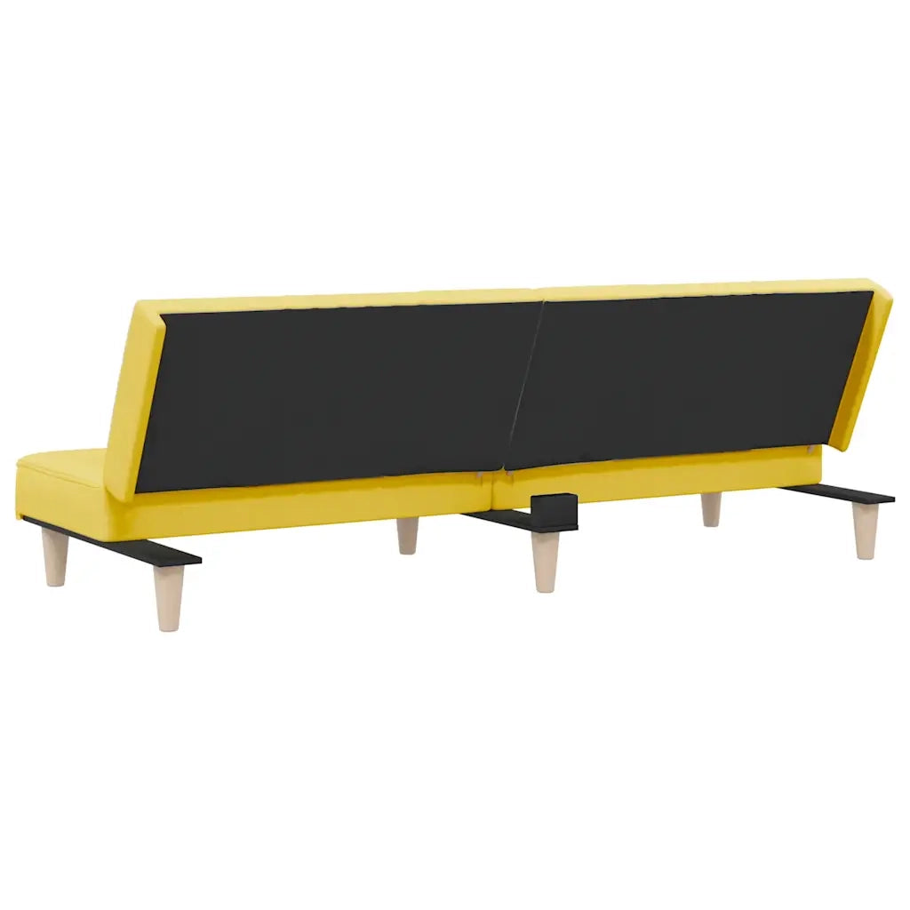 Divano letto-Sofa Letto-Daybed Giallo Chiaro in Tessuto 805256