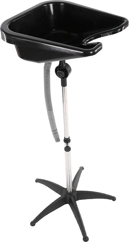 Wastafel per Capelli - Lavabo per Capelli con Stop e Sifone - Lavandino per Capelli Regolabile in Altezza - Lavandino da Tavolo - Nero 

Modello: 
Specifica tecnica: 
Codice prodotto: