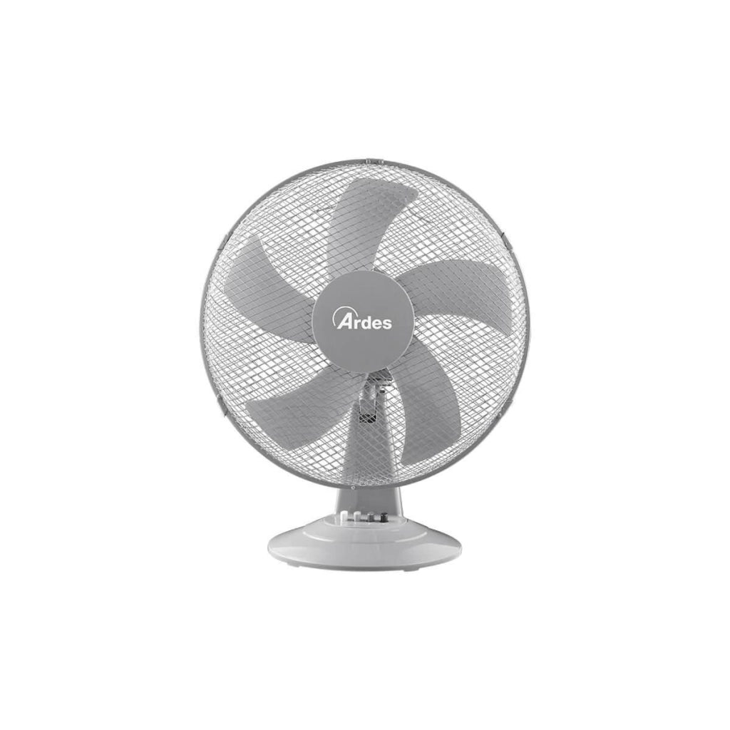 Ardes Ventilatore da Tavolo 40cm Steelo40 3 Velocita' Grigio per una Rinfrescata Efficace in Ogni Stanza
