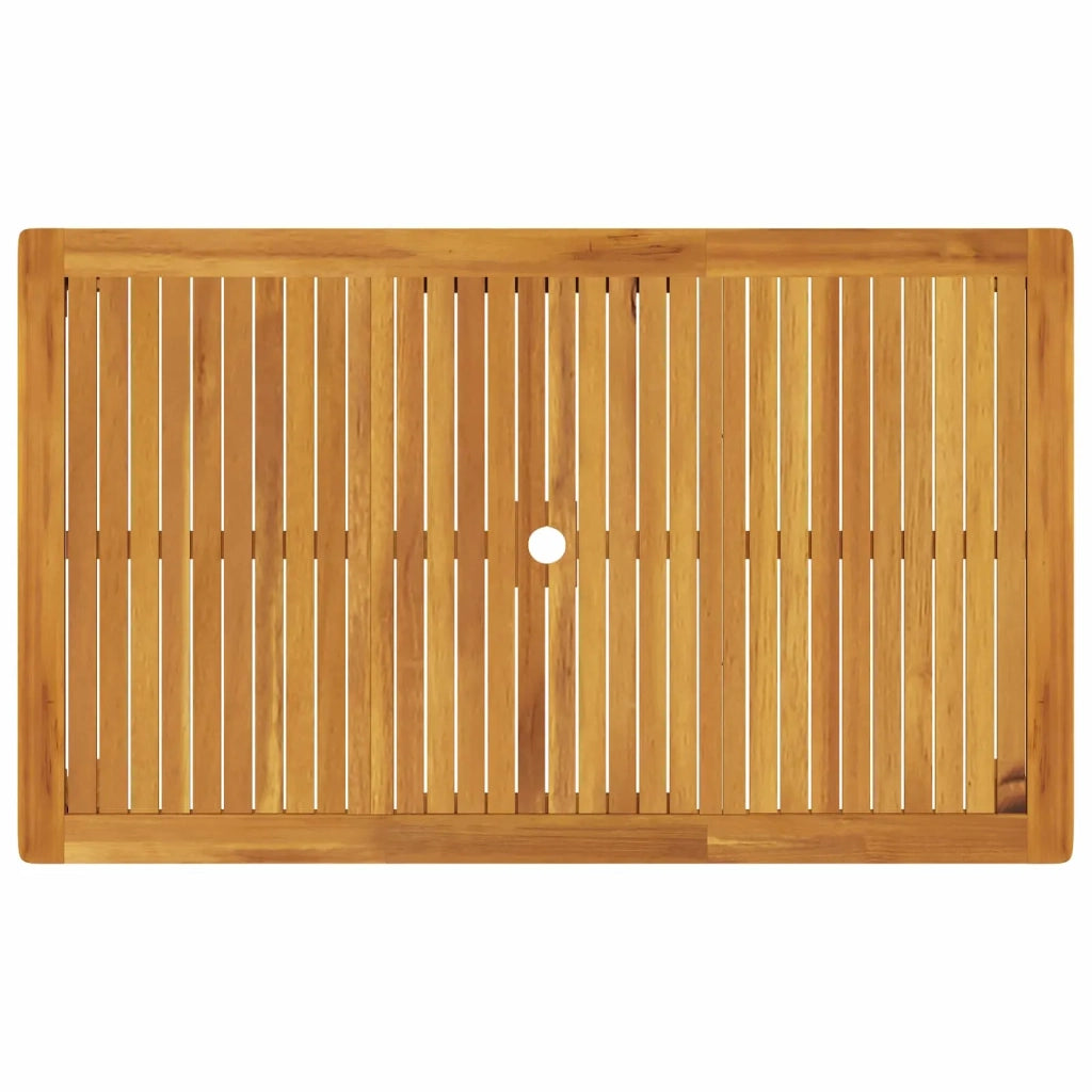 Set da pranzo da giardino 5 pezzi Naturale 3434570