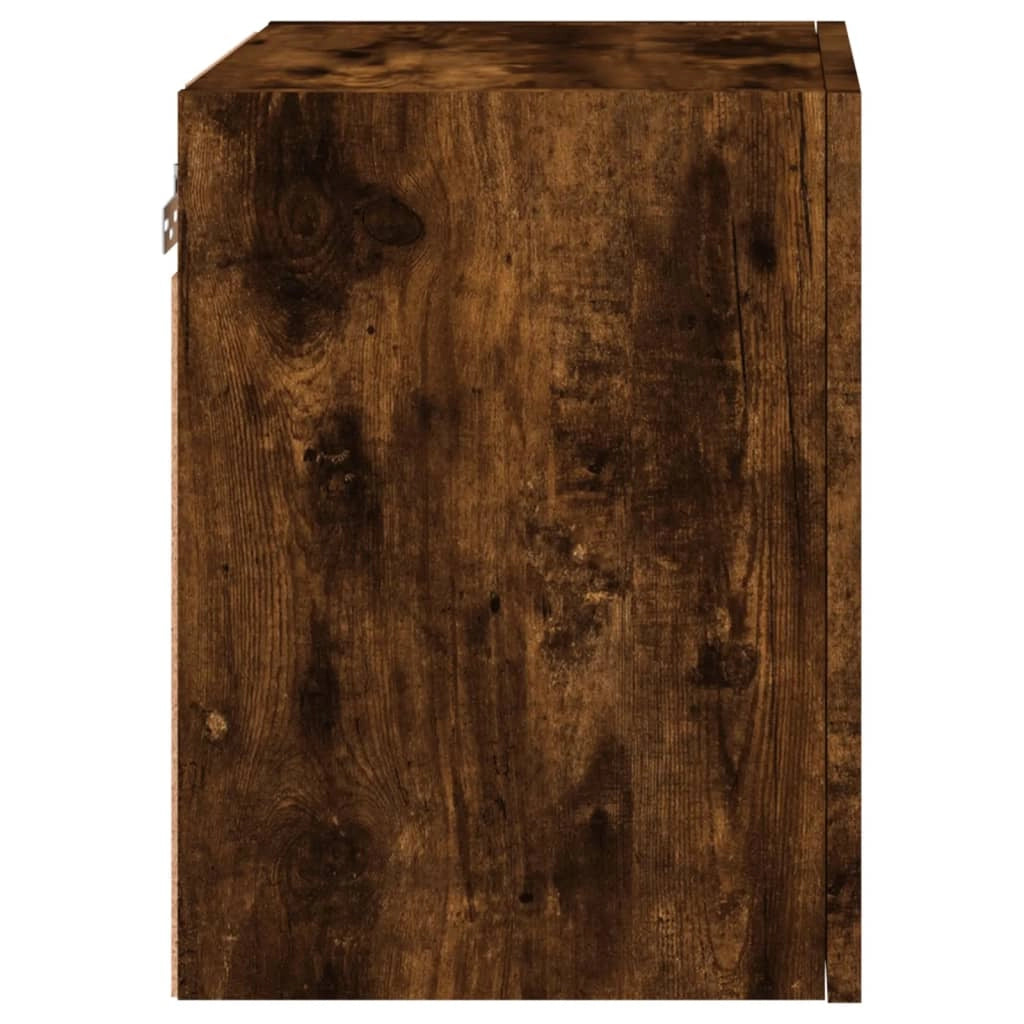 Mobile TV multimediale scaffale TV mobile TV credenza TV sala da pranzo soggiorno camera da letto a parete rovere affumicato 40,5 x 30 x 40 cm legno ingegnerizzato marrone 02_0028132