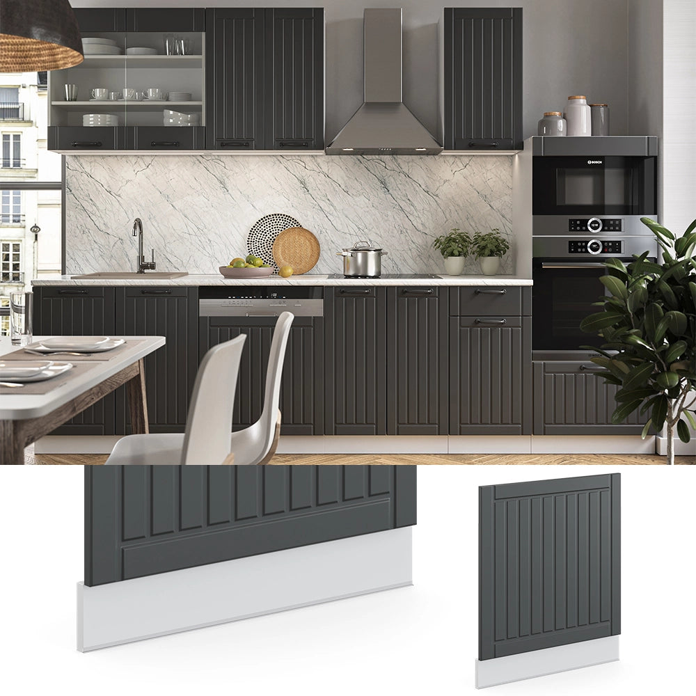 Vicco Pannello frontale Antracite casa di campagna 60 cm senza piano di lavoro