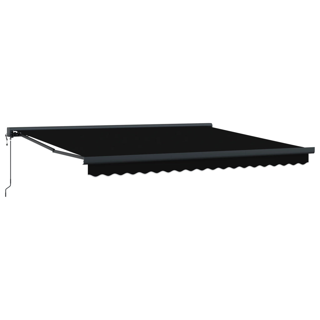 Tenda Retrattile Automatica Nera 400x300 cm