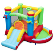 Castello gonfiabile a tema musicale per bambini con scivolo, Gonfiabile interattivo per giardino Colorato