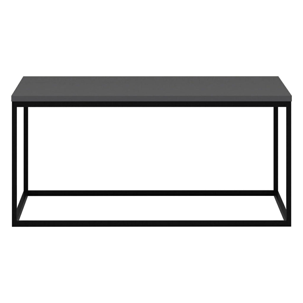 Arcella, Tavolino da Salotto un Vano, 90x90x42h cm Grigio