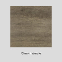 Mobile Lavatoio in Ceramica 2 Ante con Strofinatoio in Legno Massello 60x50x86A cm Olmo Naturale