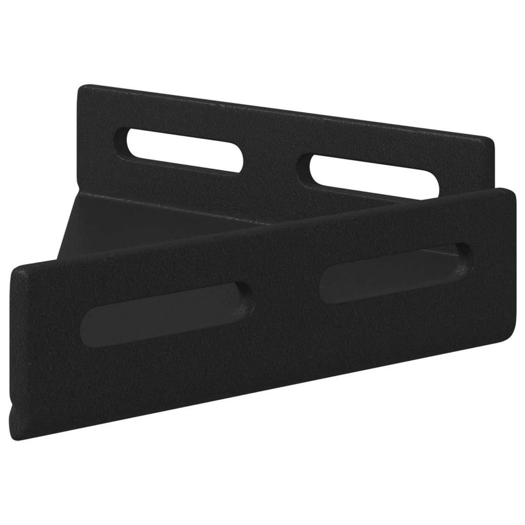 Staffa Angolare 12 pcs Nero 138,5 x 50,5 x 16 mm Ferro 864823