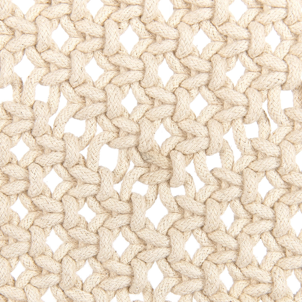 Decorazione da parete macramè beige cotone fatta a mano boho arte da parete per soggiorno camera da letto camera dei bambini