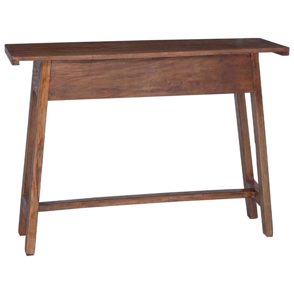 Scrivania Marrone 110 x 30 x 79 cm Legno di Mogano Massello