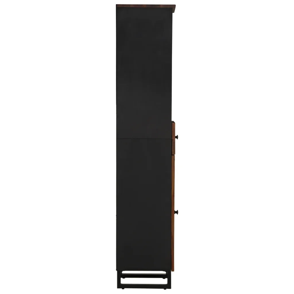 Mobile da Bagno 38x33x160 cm in Legno Massello di Recupero